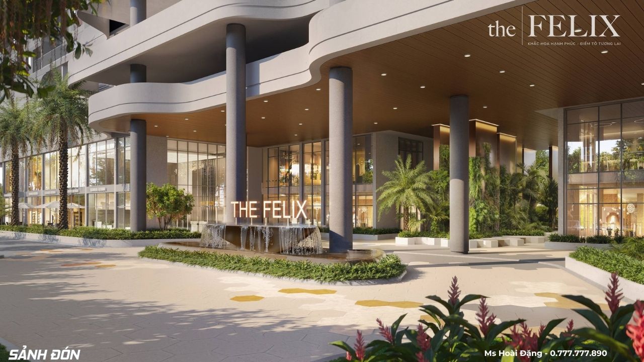 Sảnh đón dự án căn hộ chung cư The Felix Thuận An