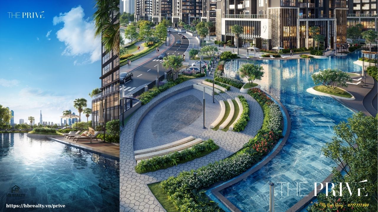 Không gian tiện ích sang trọng tại dự án căn hộ chung cư The Privé Quận 2