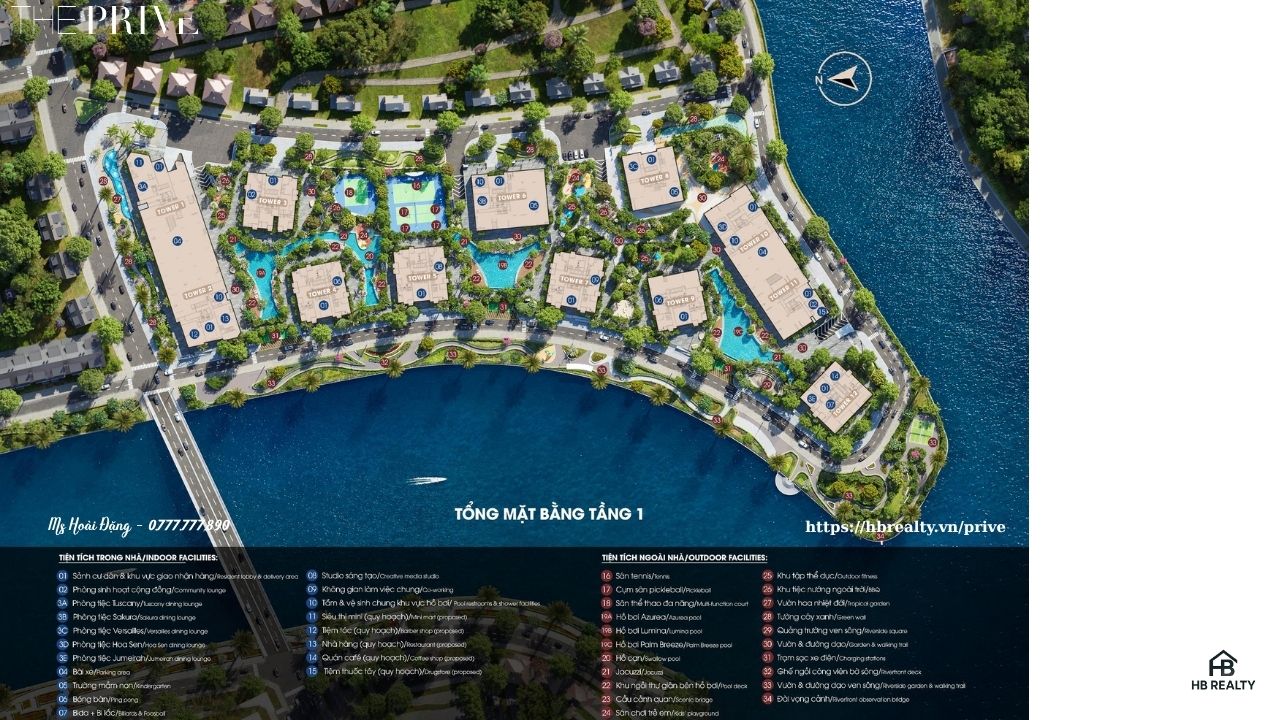 Chi Tiết Mặt Bằng Tầng 1 Căn Hộ Chung Cư The Privé Quận 2 Đất Xanh