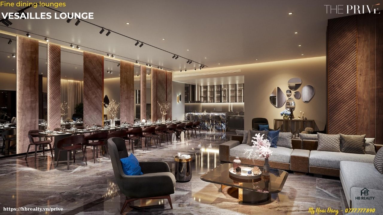 Tuscany Lounge: Không Gian Phòng Tiệc Ấm Cúng Mang Đậm Phong Cách Ý Lãng Mạn Tại The Privé Quận 2 Đất Xanh