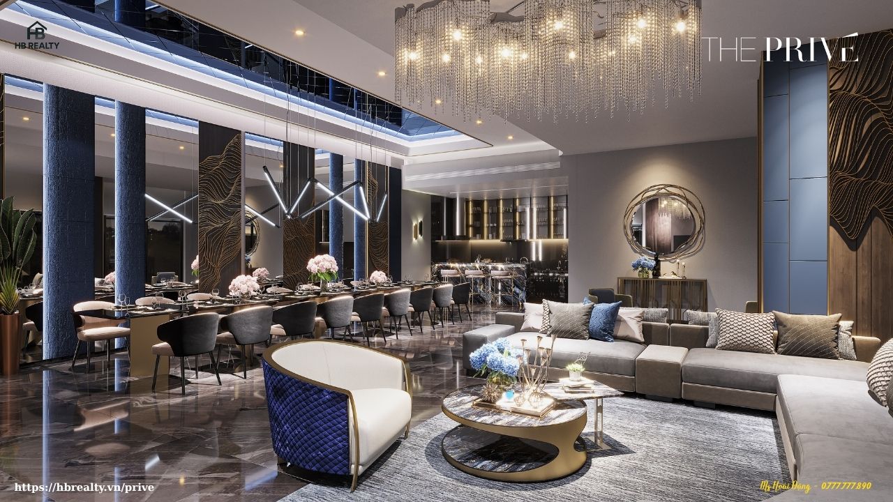 Tuscany Lounge: Không Gian Phòng Tiệc Ấm Cúng Mang Đậm Phong Cách Ý Lãng Mạn Tại The Privé Quận 2 Đất Xanh