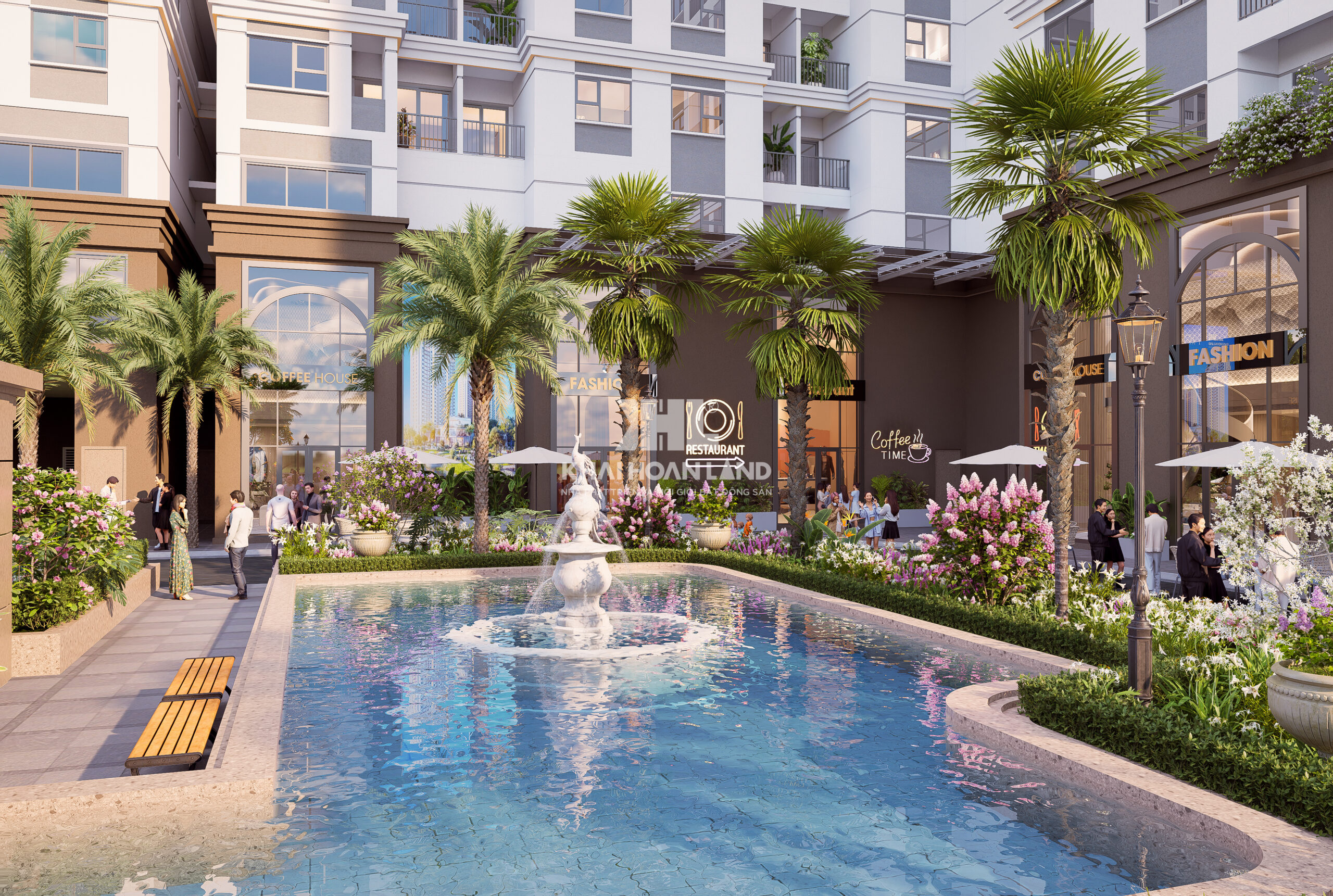 Tiện ích hồ bơi căn hộ chung cư Khải Hoàn Prime