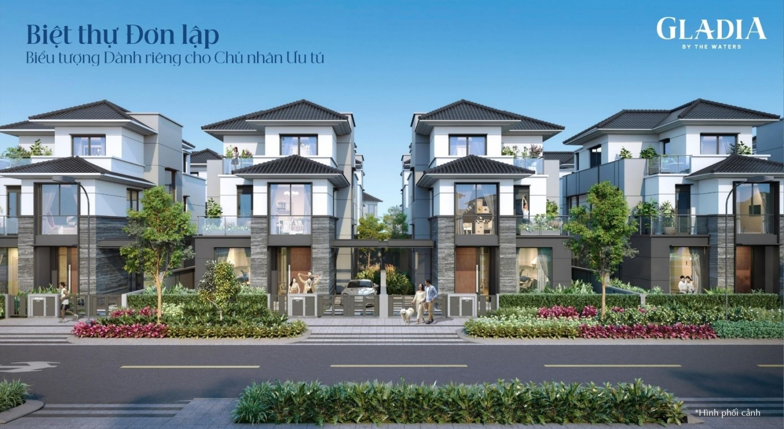 Thiết Kế Biệt Thự Đơn Lập Gladia by the Waters | Mẫu Biệt Thự Độc Bản