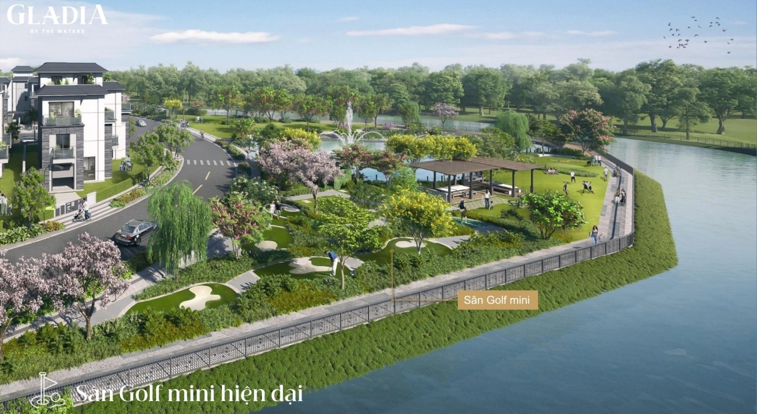 Sân Golf Mini Hiện Đại tại Gladia by the Waters | Tiện Ích Giải Trí