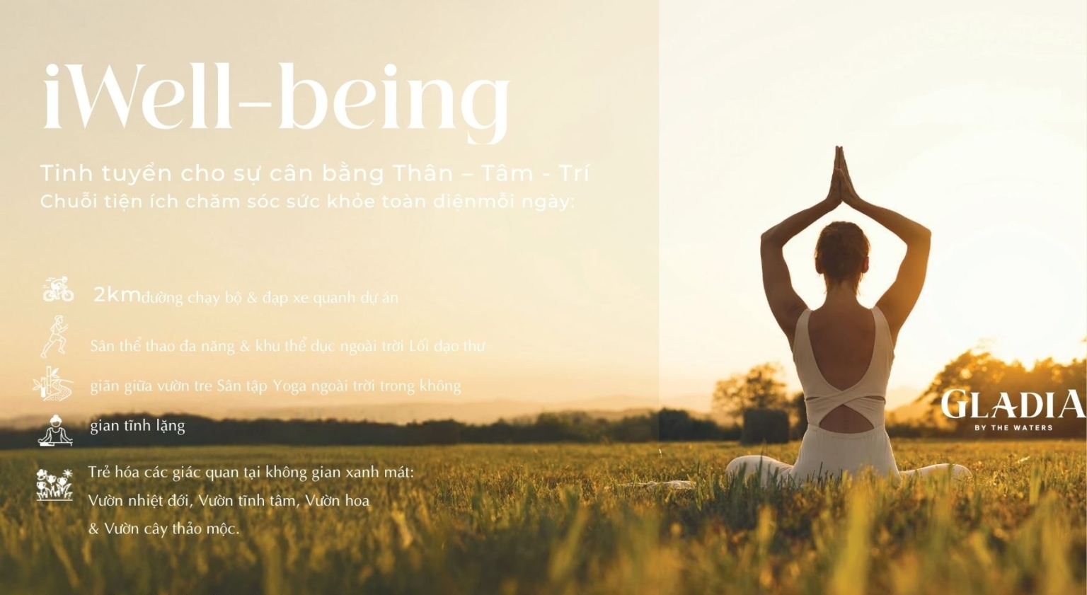 iWell-being – Tiện Ích Sống Khỏe Toàn Diện tại Gladia by the Waters